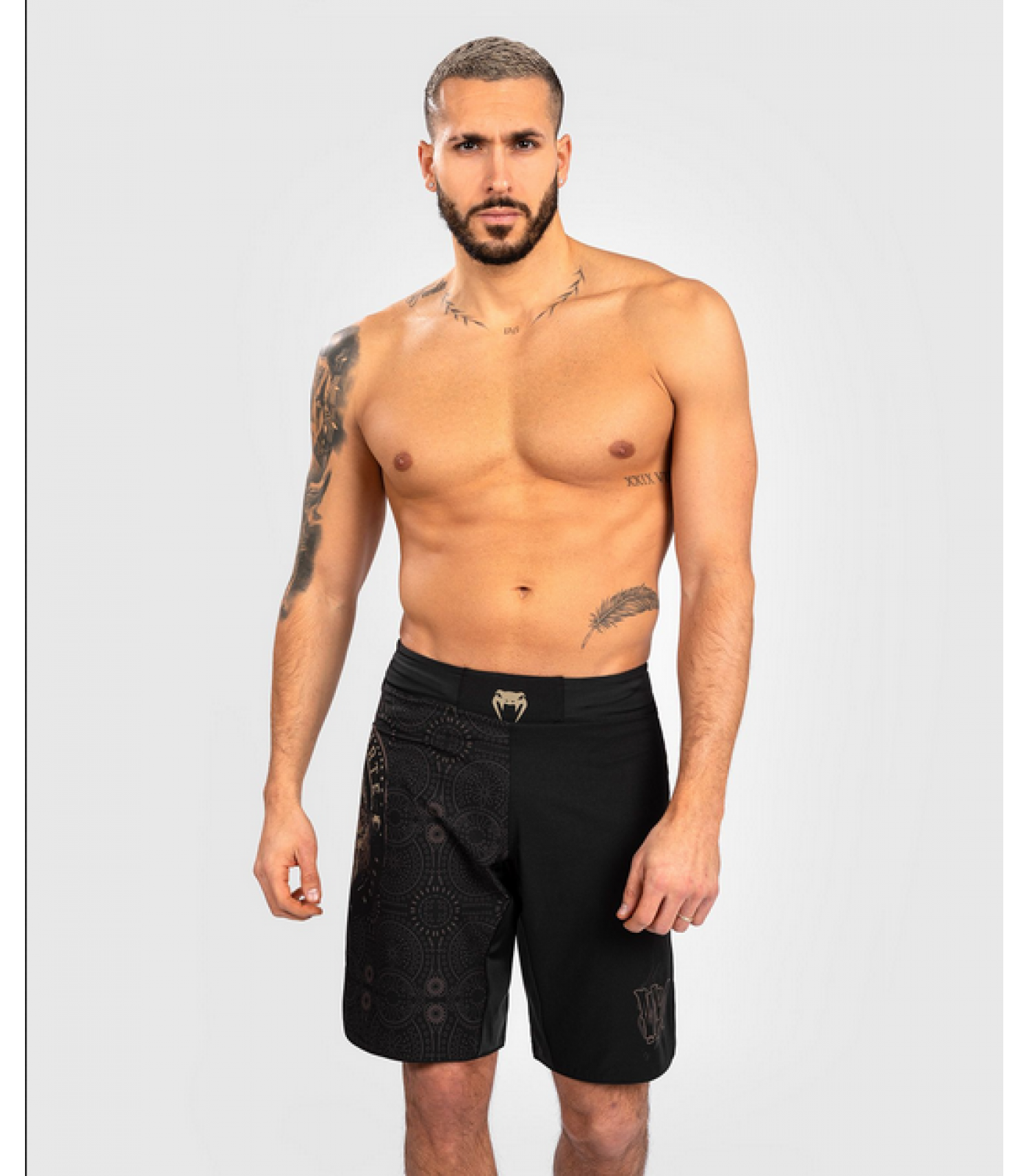 Шорти - Venum Santa Muerte Dark Side - Fightshorts - Black/Brown​